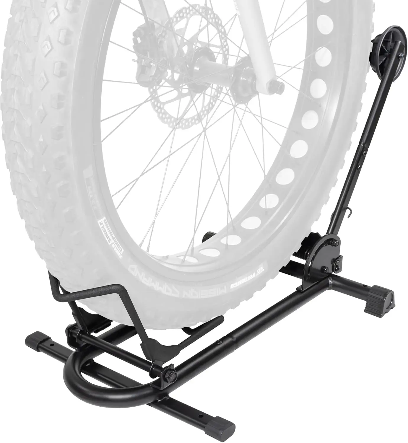 

Bicycle Floor Parking Rack Stand for Mountain MTB & Road Bikes Indoor Outdoor Garage Storage Fat Bike