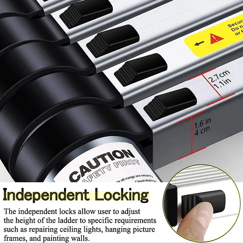 5/10pcs Anti-slip Sturdy Telescopic Lift Ladder Switch Ladder Lock Release Telescopic Ladder Spare Parts