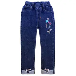 18m-7Years  Little Baby Girls  Jeans Denim Pants Trousers Children Kids Cowboy Jeans