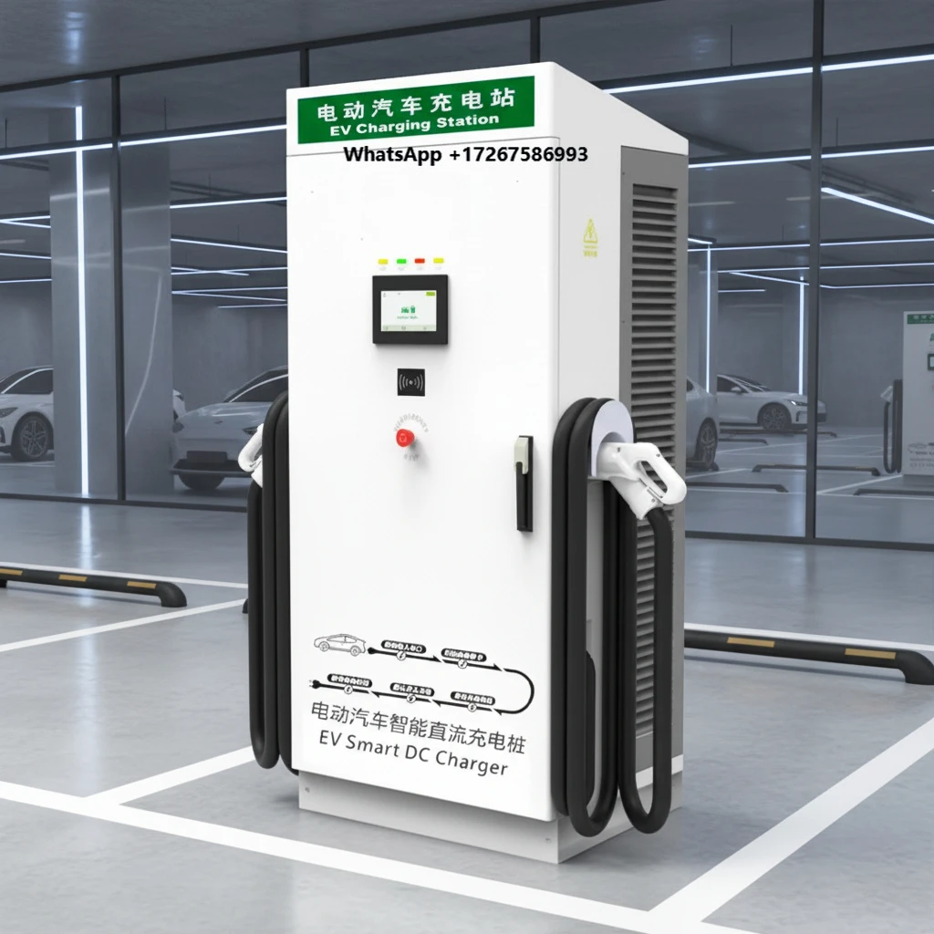 HJ Heavy Duty 160kW Outdoor DC Fast Charger for EV Fleets 5 Year Warranty