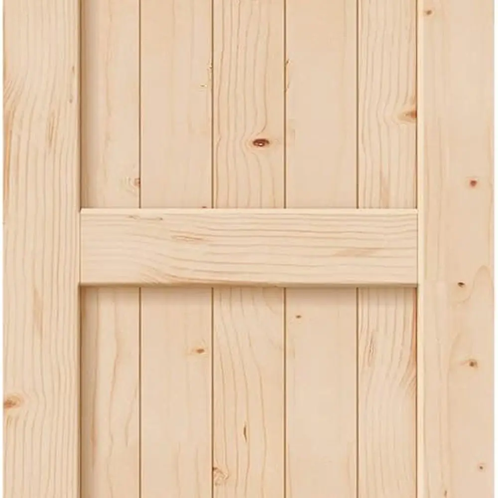 

84in x 30in DIY Sliding Barn Door with Solid Spruce Panels for Interior Rooms and Storage