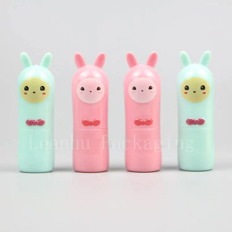 50pcs Empty Cute Alpaca Shape Lip Gloss Container Kids Design Lipstick Cosmetic Containers Lip Balm Containers Lip Stick Tubes