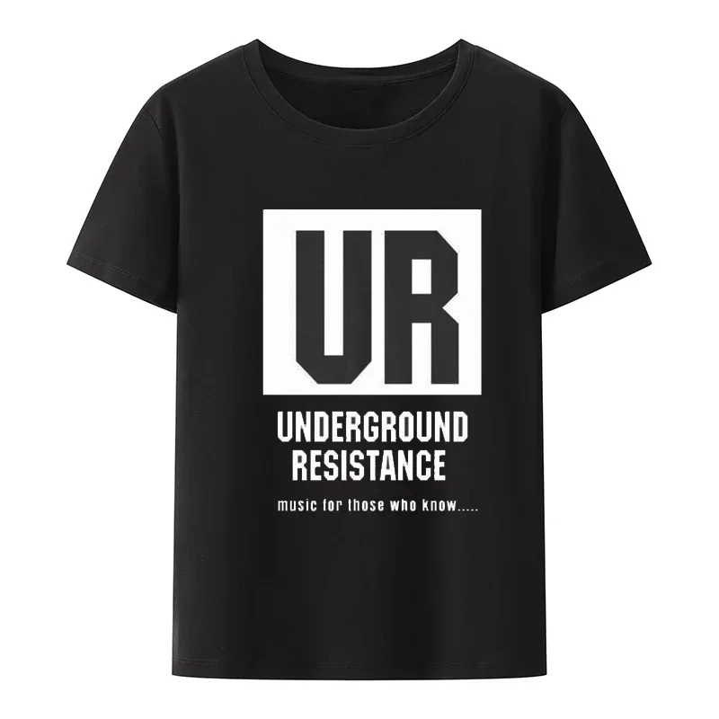 Underground Resistance,Detroit Techno,Pioneers,Jeff Mills,Robert Hood,Acid House T-Shirt Short Sleeve Top Tee