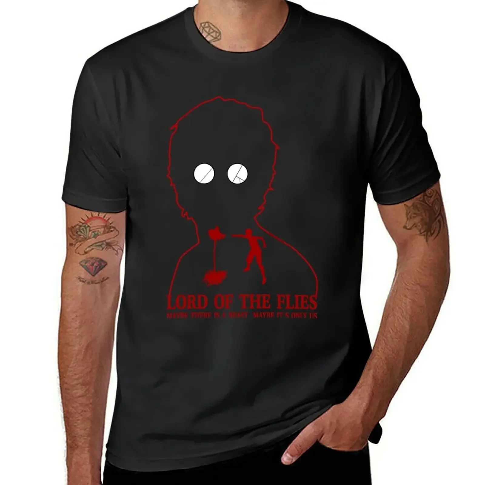 

Lord Of The Flies Maybe It's Only Us T-Shirt shirts graphic tee custom shirt blacks anime t shirts tee shirts for men