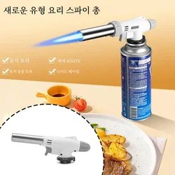 Adjustable Flame Gas Lighters Ignition Head with Reverse Use Kitchen Jet Blow Torch Lighter for BBQ Butane Lighter