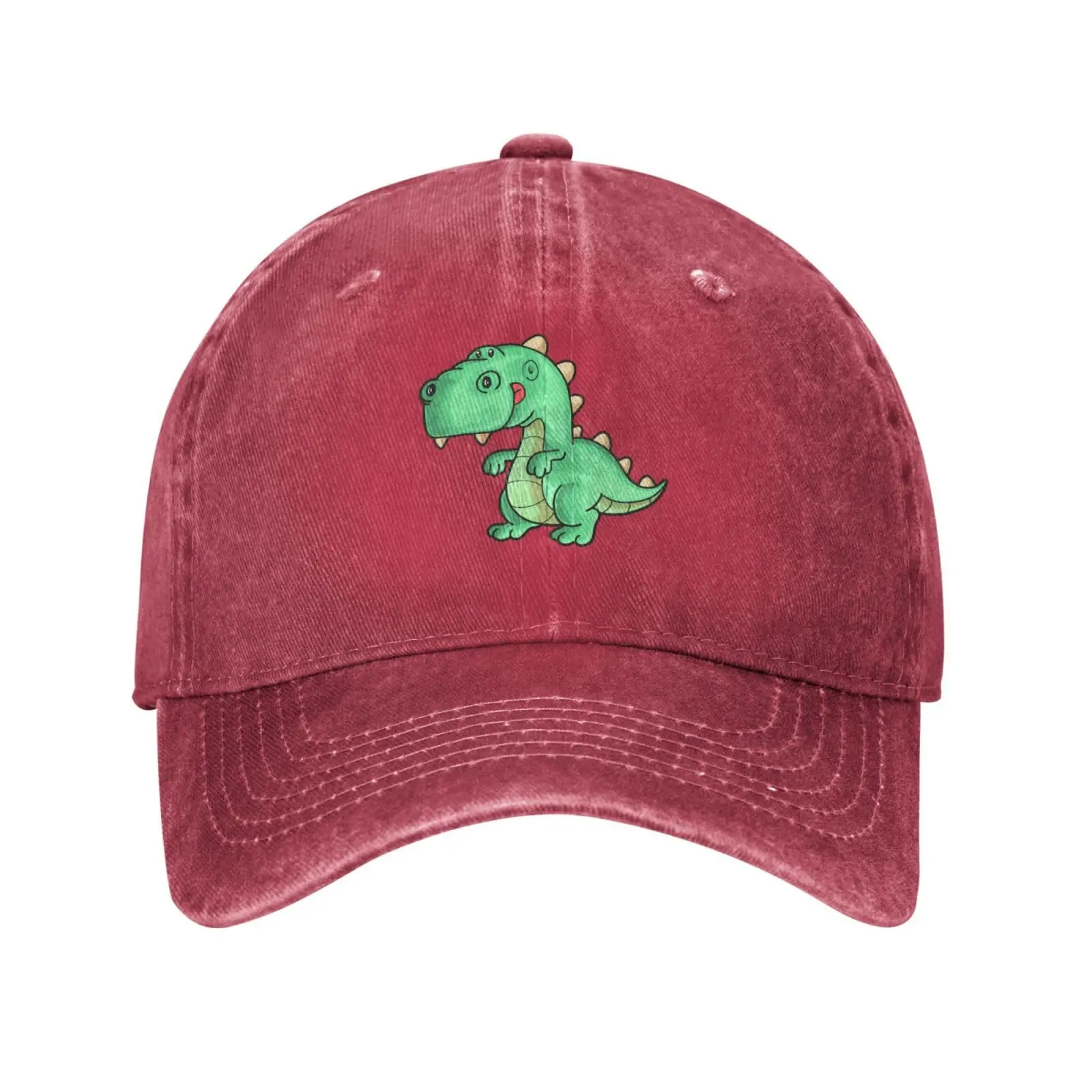 Casquette de baseball dinosaure vintage pour femmes et hommes, chapeau de cowboy mignon, chapeau de soleil de camionneur