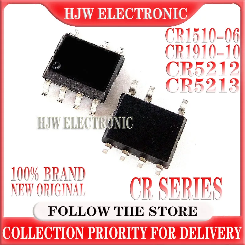 

10Pcs New CR1510-06 CR1510 CR1910-10 CR1910 CR5212 CR5213 SOP-7 IC Chip In Stock Wholesale