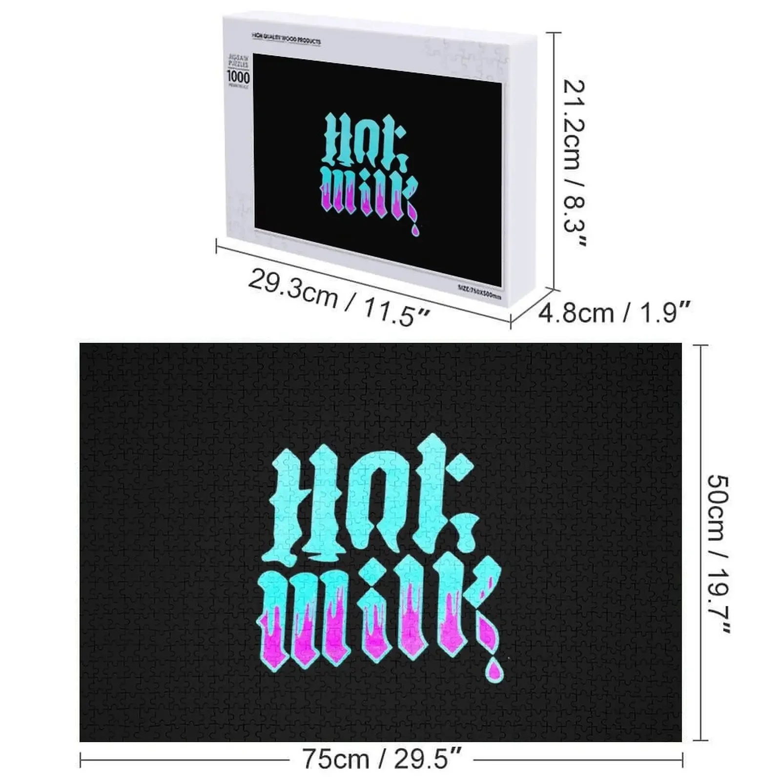 النوع الفرقة الحليب الساخن: بديل/إندي، أحجية الصور المقطوعة الصخرية مخصصة للأطفال والكبار، ألغاز صورة خشبية