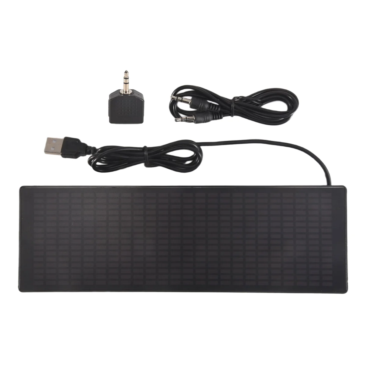 

B13C LED Music Spectrum Rhythm Lights Voice Sensor 1624 RGB Atmosphere Level Indicator with Clock Display(Wire Control)