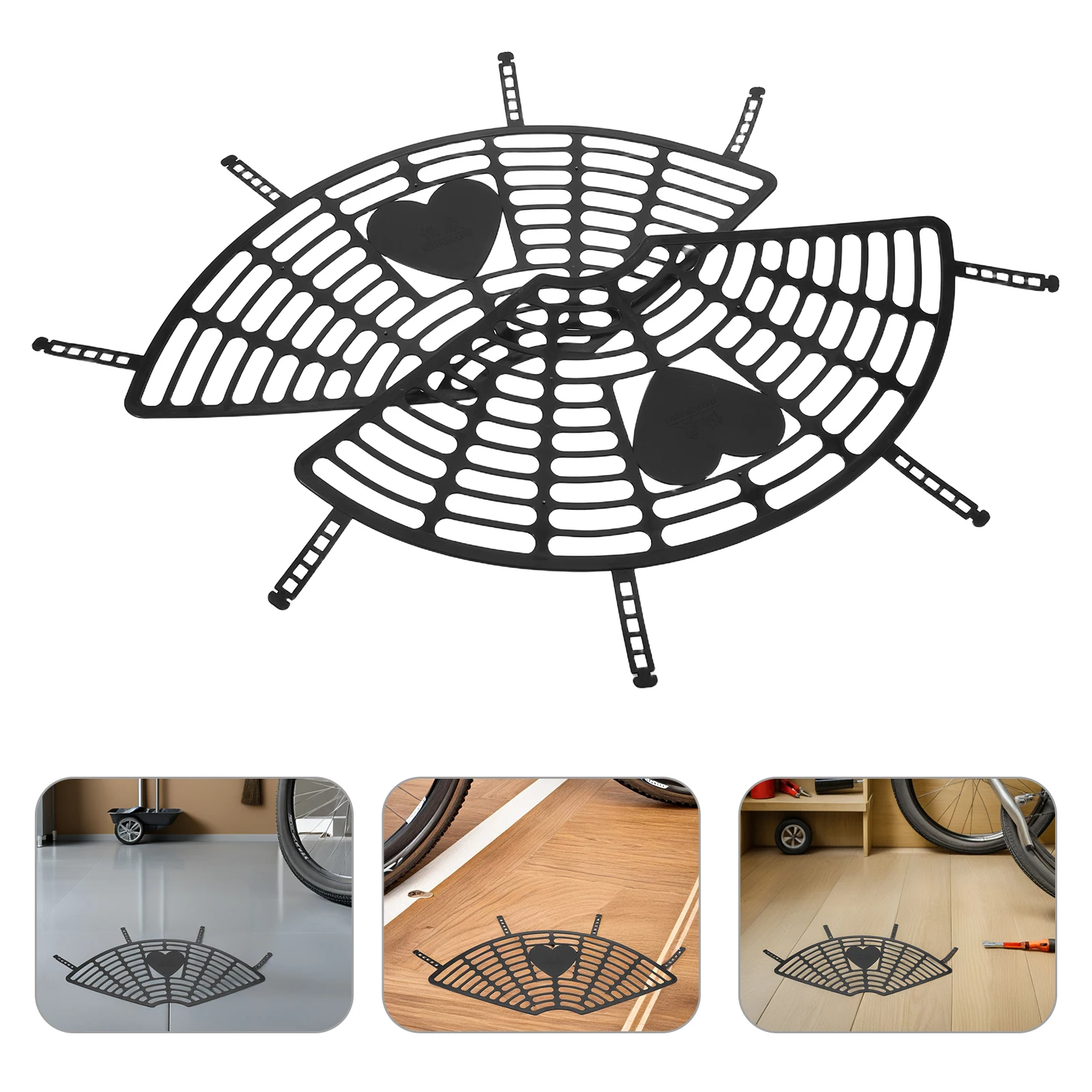 

4pcs Bicycle Rear-Wheel Guardrail Protective Net For Electric Bikes Safety Foot Guard With Stable Structure Easy Installation