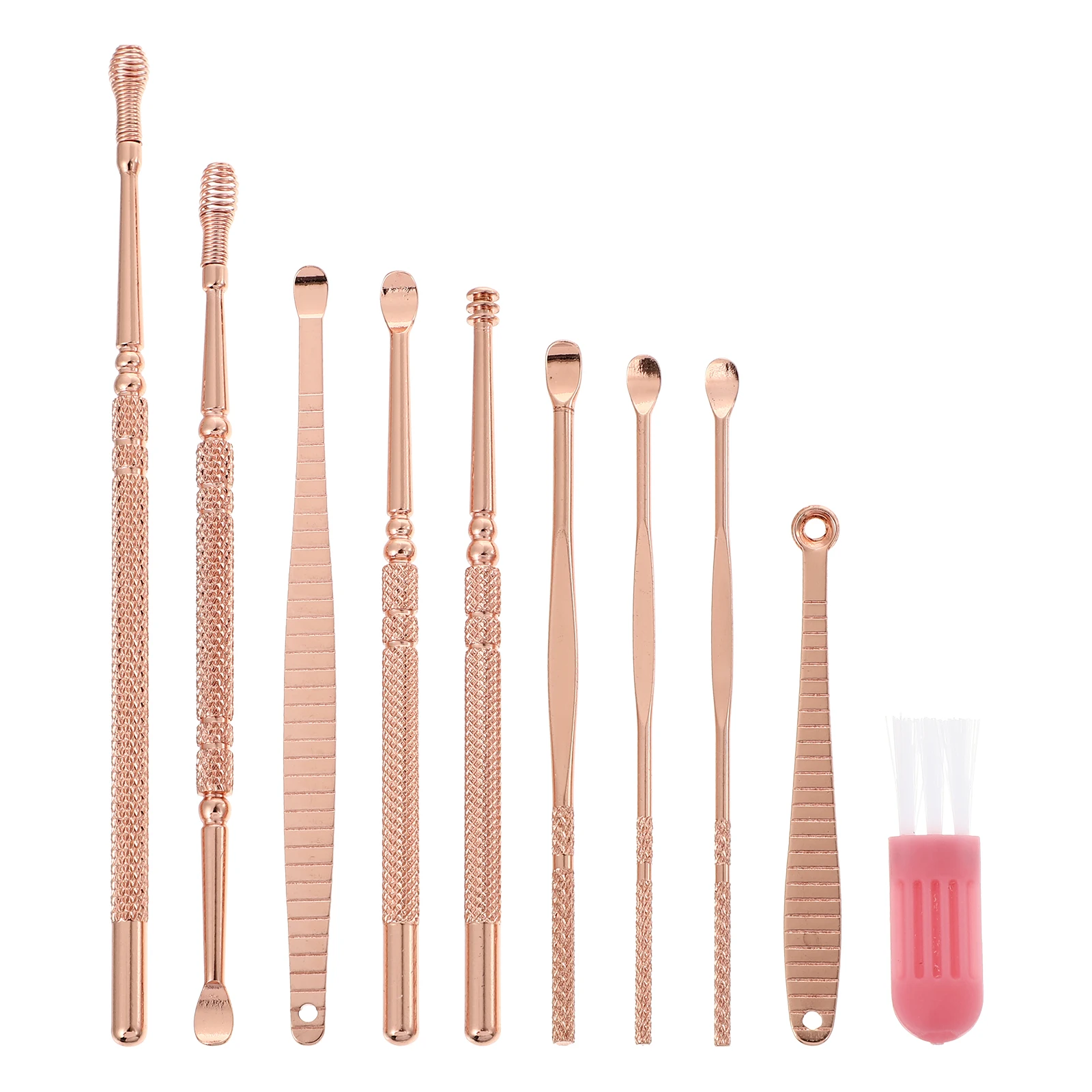 

Ear Wax Removal Tool Stainless Steel Plastic Multipurpose Cleaner Kids Adults Travel Family Durable Ear Tools Kit