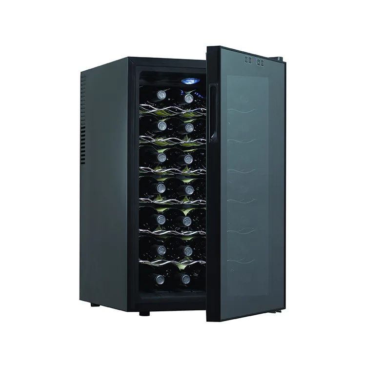 Manufacturer wholesale 28 electronic constant temperature wine cabinet BW-70D1 touch screen support export