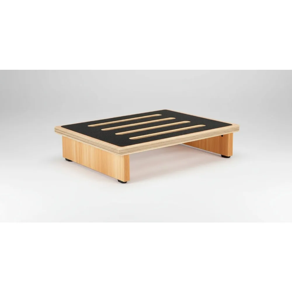 

Sturdy Wooden Step Stool with Non-Slip Top, 440 lb Capacity, Portable for Kitchen Bathroom Bedside Use for Adults Kids Seniors