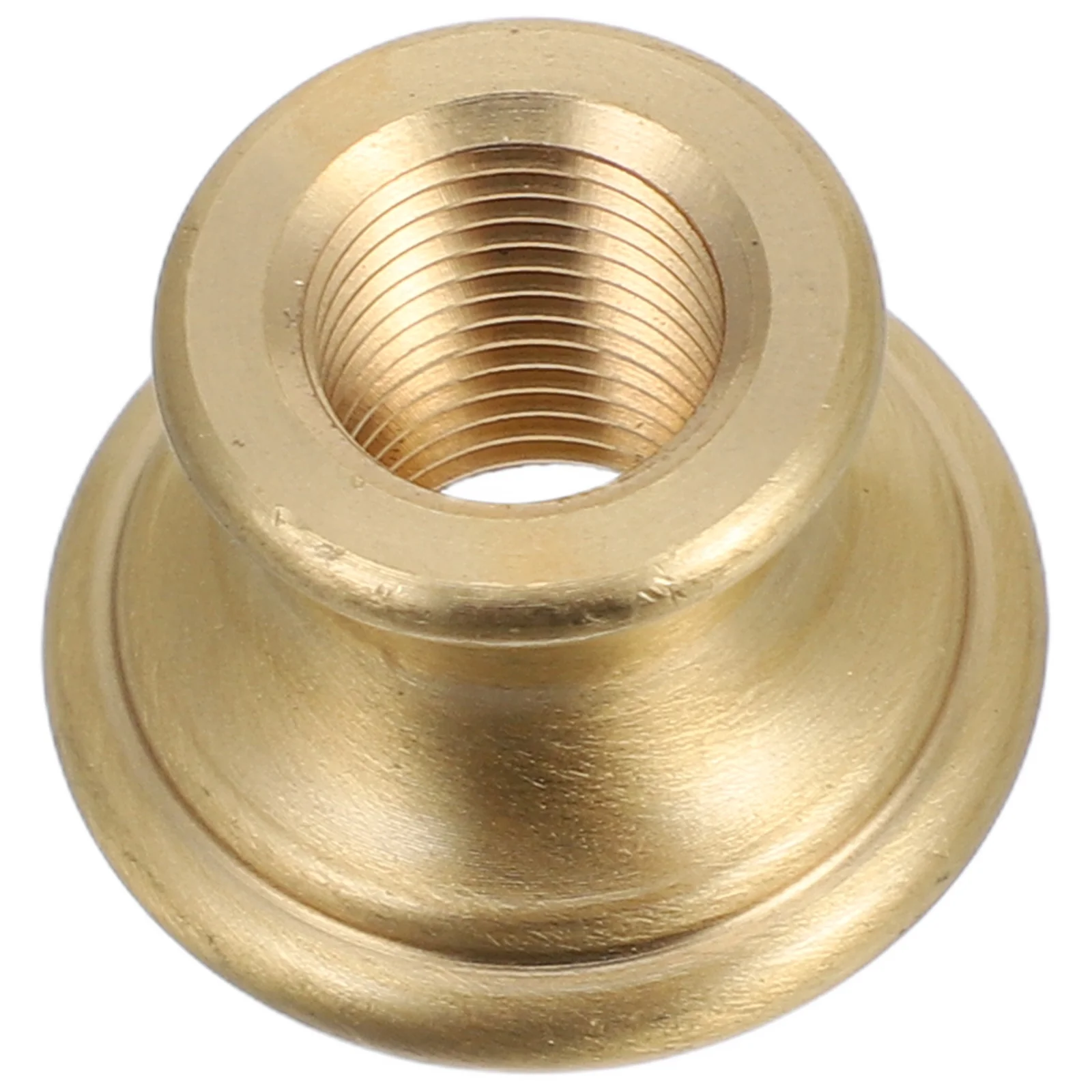 Turned Brass Light Fixture Parts Solid Brass Lamp Connector Threaded Brass Coupling Lamp Pipe Coupling Brass Rod Connector for L