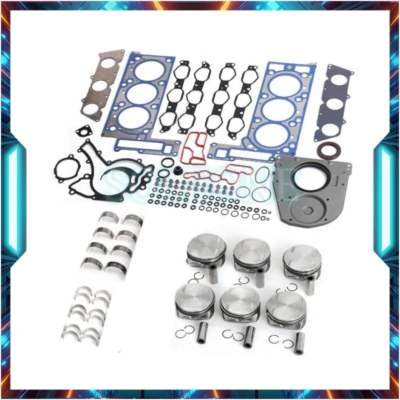 Engine Overhaul Rebuilding Kit 2720161620 2720161520 Fit For Mercedes-Benz C350 W204 W211 W166 W251 M272 3.5L