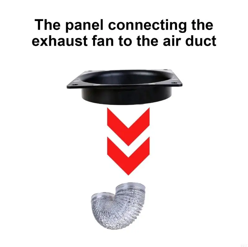 Панель воздушной трубы M4YC DUCTS Connectors фланцевые пластиковые разъемы Ducting Plant для входных вентиляционных вентиляций