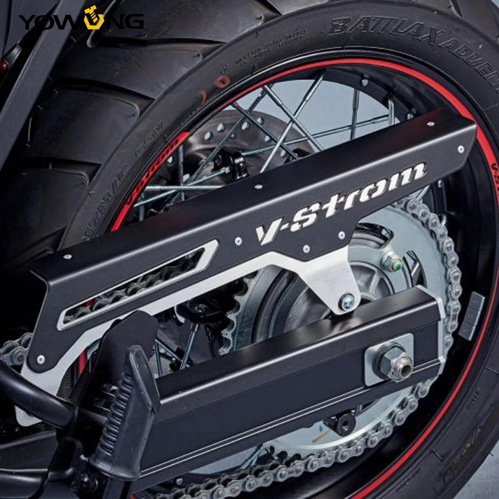 For Suzuki V-Strom 1000 650 1000XT Motorcycle Drive Chain Cover Guard Mud Panel Shield Protector VStrom DL650 DL1000 2011-2021