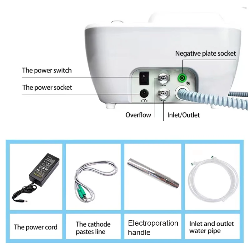 New 2024 Sliming Dcool Portable Cool Hot EMS For Skin Tightening Anti Puffiness Facial Electroporation Machine Beauty Device