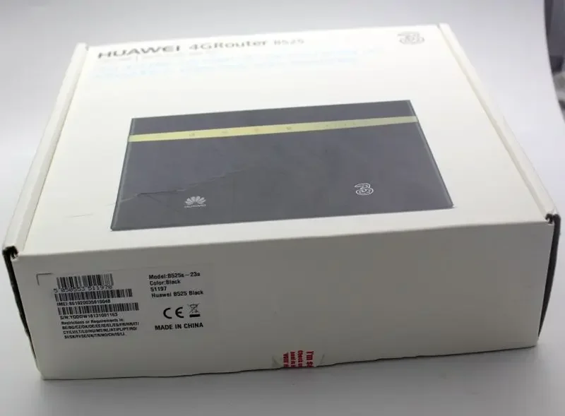 Unlokced Huawei B525 B525s-23a 4G 300Mbps LTE CPE Wifi Router 4G TDD 2600MHz B525s-23A Wireless Router+2PCS Antenna