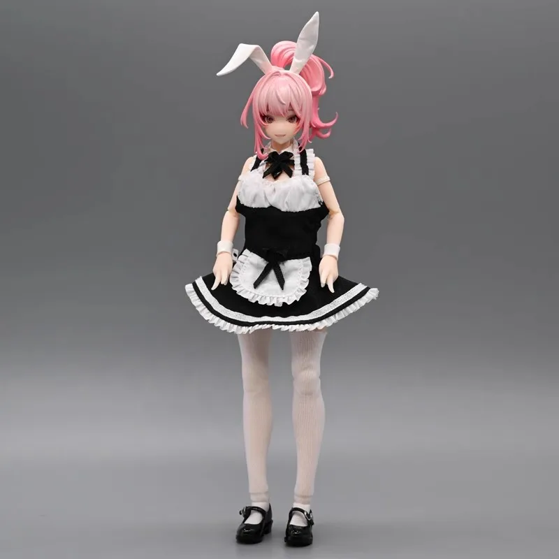 1/12 Female Clothing Accessories Maid Attire Dress High Quality Model Toy Fit 6'' Action Figure Body In Stock