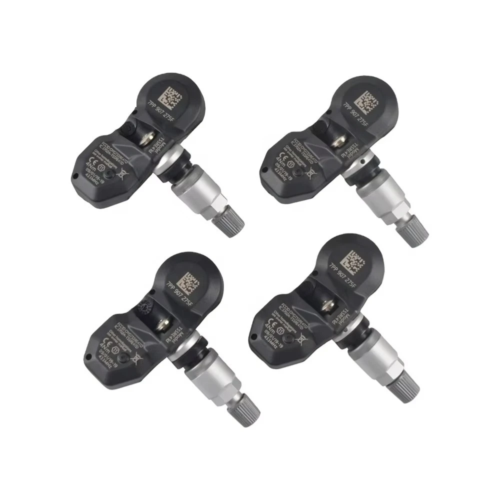 

1/4 шт. 4F0907275B 433 МГц датчик давления в шинах новый для Audi A4 A6 Q7 R8 RS4 S4 S6 Volkswagen Touareg TPMS 4F0907275 7PP907275F