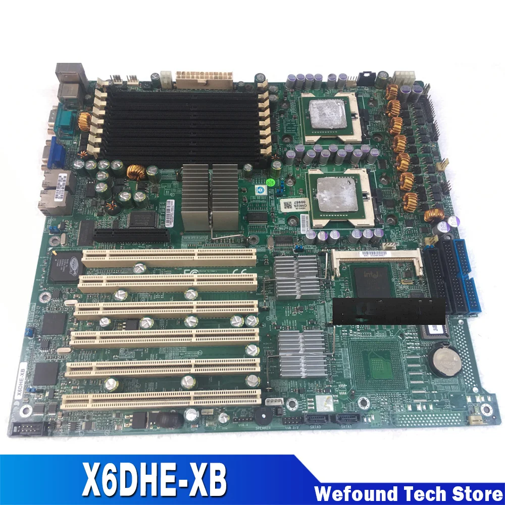 100% Working Server Motherboard For Supermicro X6DHE-XB 604 Fully Tested