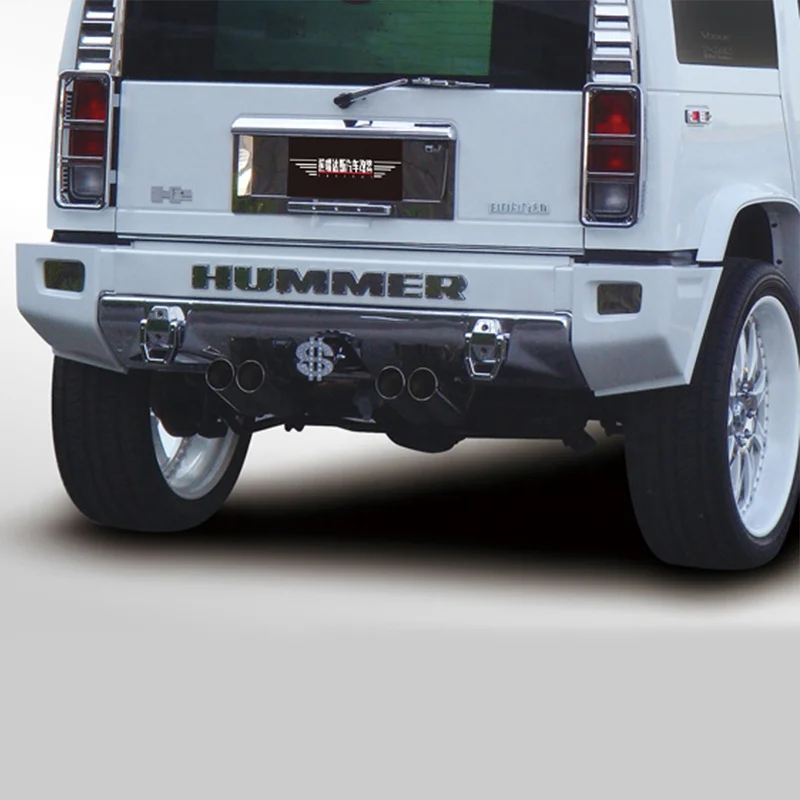 Hummer H2 2003-2008 Upgraded Wide Body Kit with Front & Rear Bumper Fender Accessories New Condition Exhaust Cut-Outs
