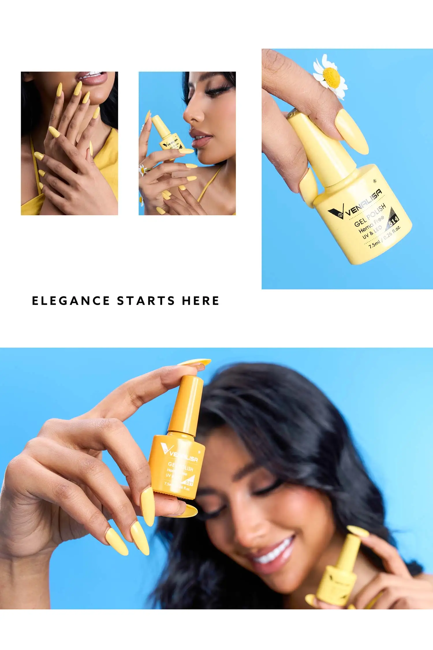 VENALISA 7,5 ml Nagelgelpoliermittel VIP5 HEMA Free Semi Permanent Soak Off UV LED Nagelgel Lack Vollständige Abdeckung Nagelgel Lack – Detail 12