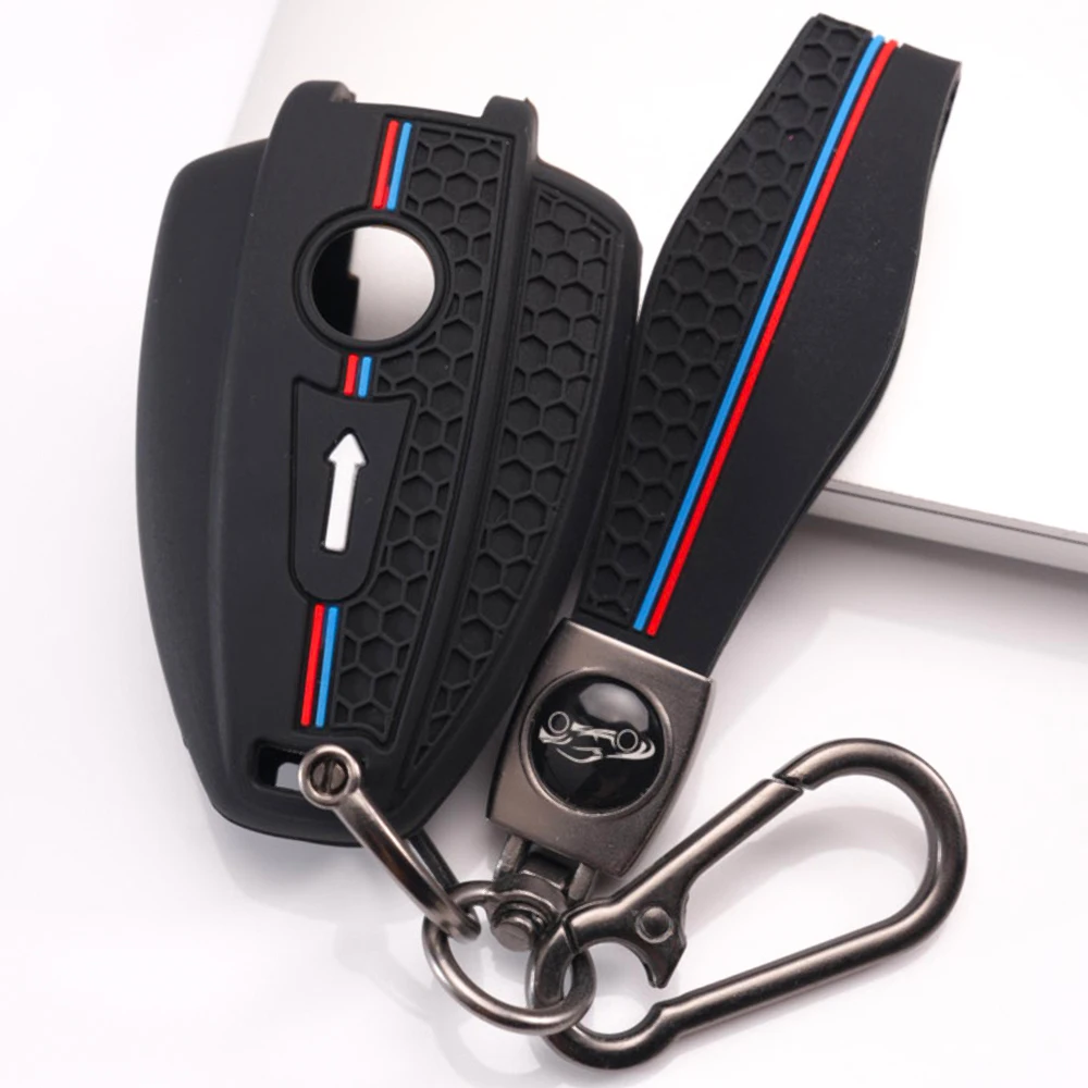 Smart Key Shell With Lanyard For BMW R18 R18B R18TC R1 Roctane R18 Classic 100 Years R18 719 Shockproof Wear Resistant Flexible