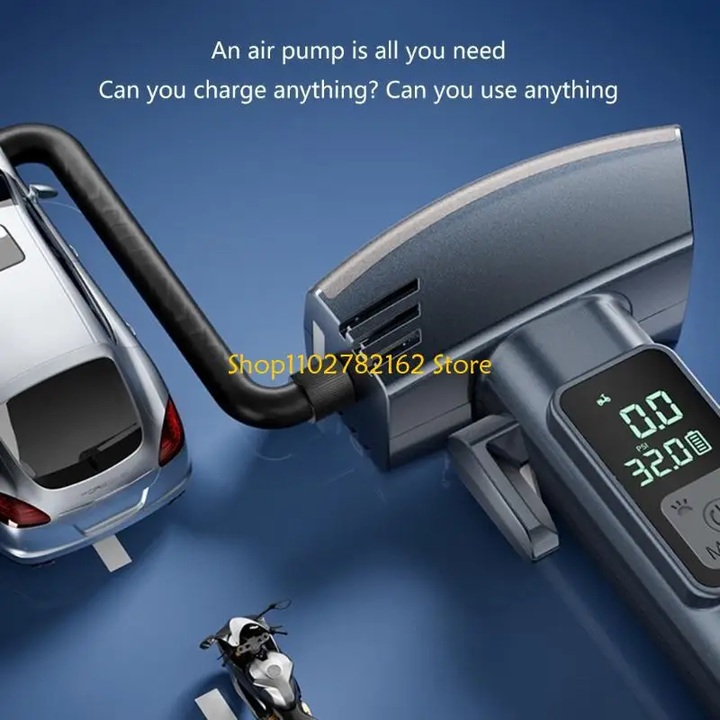 

547B Digital Tire Inflator Portable Tire Tyre Inflator with Window Breaker