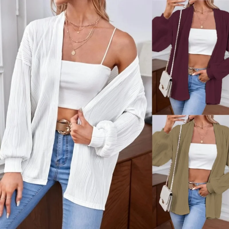 

Hot-Selling European and American Women's Tops, Cardigans, Spring and Autumn Export Women's Fashion