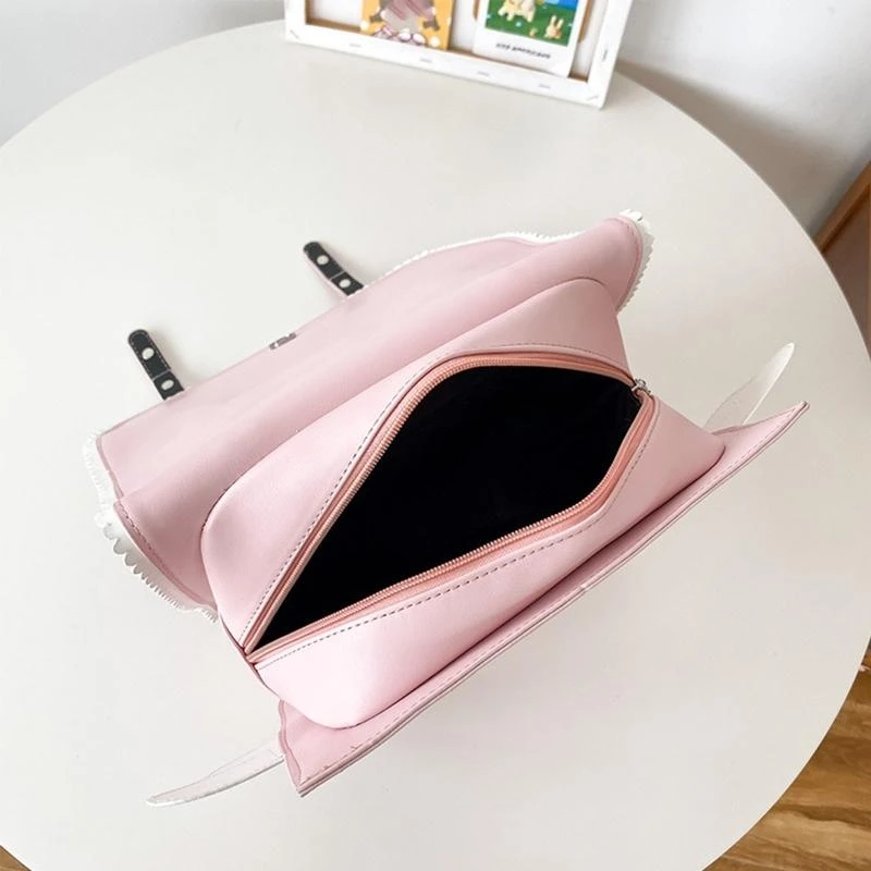 

G5AE Women Backpack PU Leather Japanese JK Travel Crossbody Shoulder Bag
