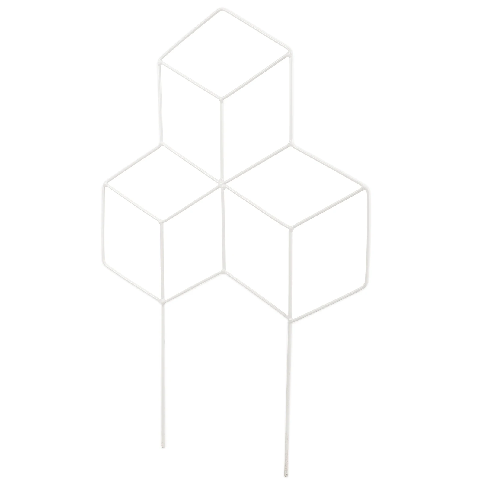 

Plant Climbing Frame 20x30CM White Iron Trellis for Potted Plants Garden Flower Pot Support Metal Plant Trellis Gardening Tool