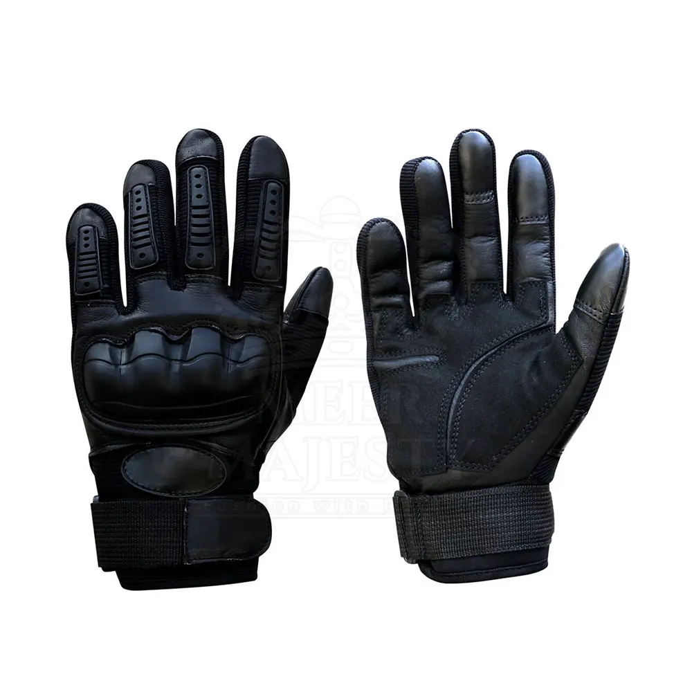 

Non Slip Full Finger Protection Motorbike Gloves Genuine Leather Classic Style Motorbike Racing Gloves