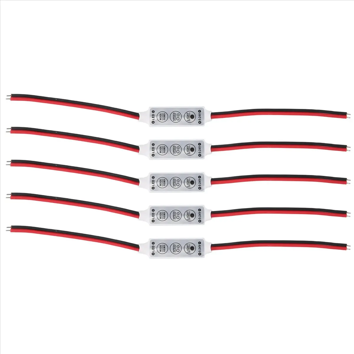 ABPF 5 x 12V Wired Control Module with Strobe Flash For Car or Household LED Strip/Bulbs