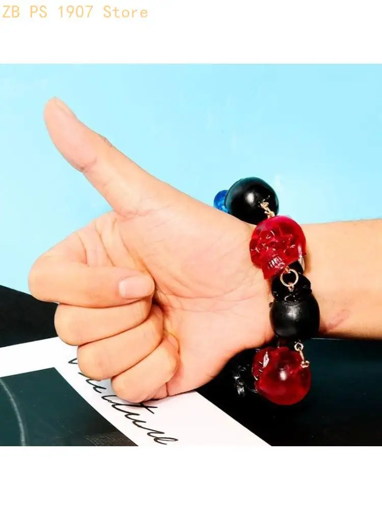 Resin Mold DIY Crafts Bracelet Pendant Silicone Mould Handmade Skull for Head Mo 55KA