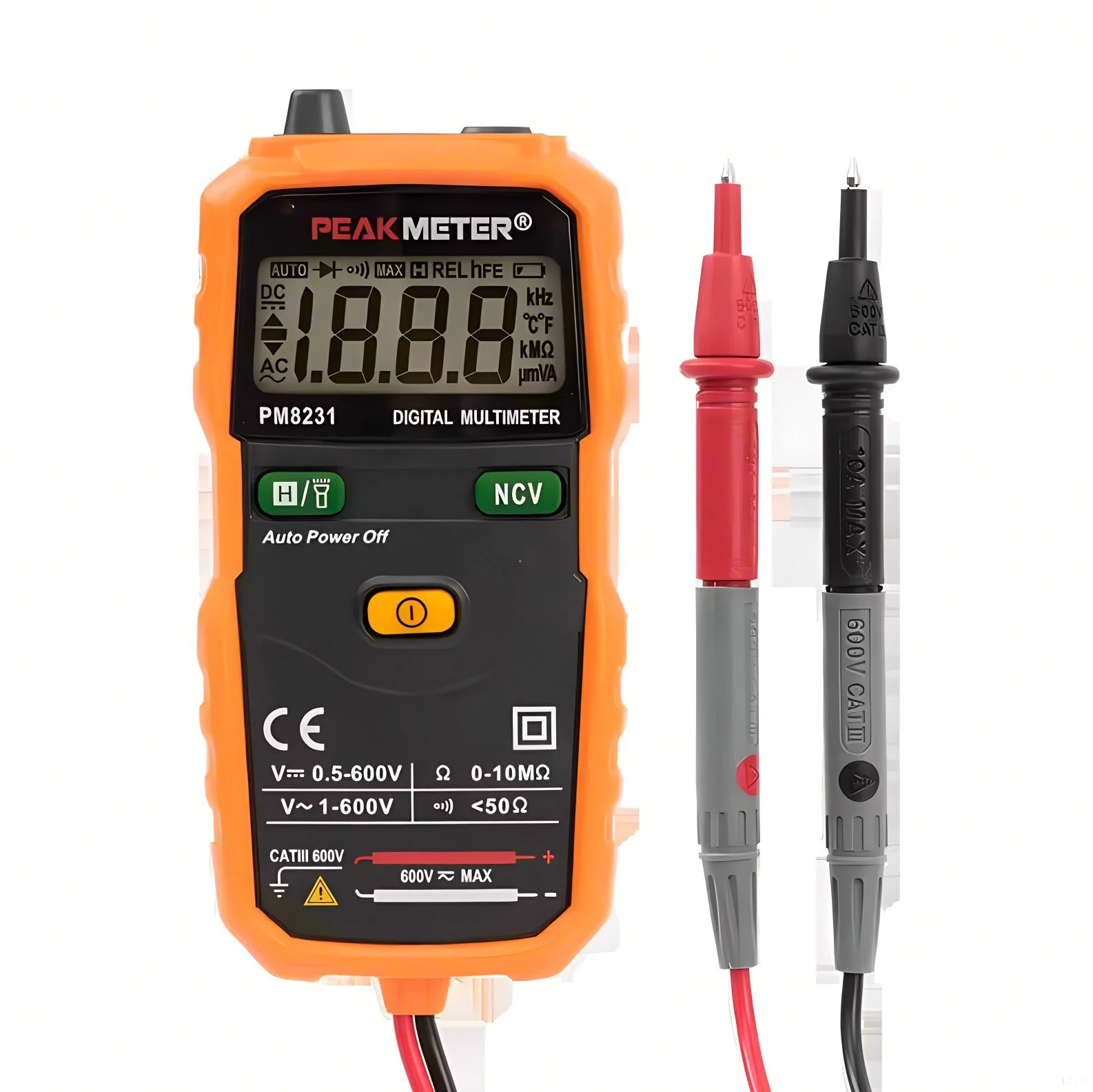 Peakmeter PM8231/PM8232/PM8231A Digital Multimeter DC / AC Current Auto Range Multimeter High Precision Stable Performance