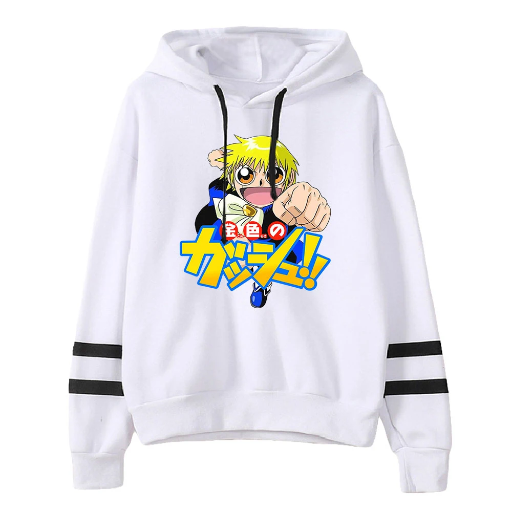 Zatch bell anime moletom com capuz unissex manga sem bolso moletom masculino feminino harajuku streetwear 90s mangá roupas jovens