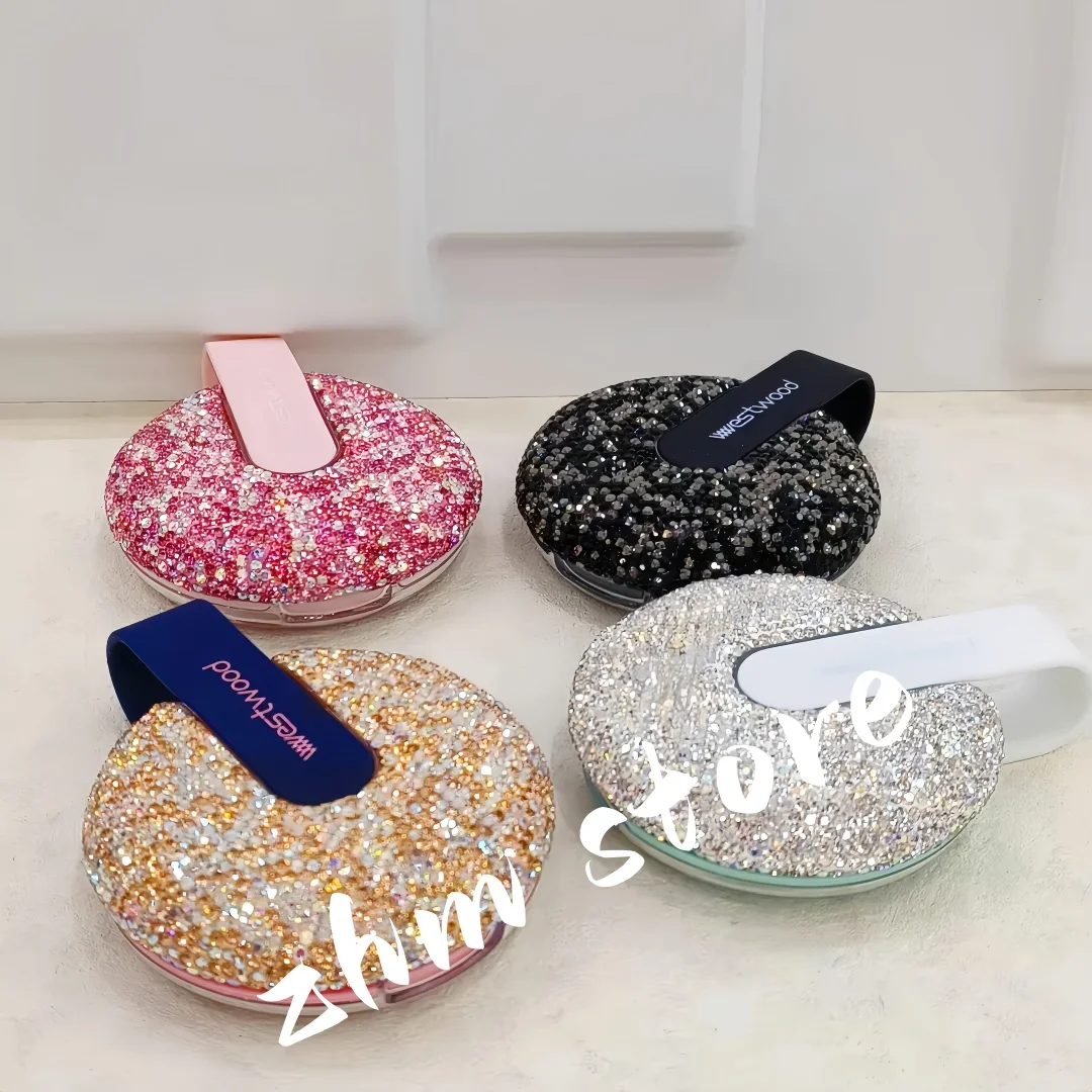 

Diamond-Encrusted Portable High-End Small Pillbox with Light-Proof Waterproof Capabilities Exquisite Compact Medicine Storage