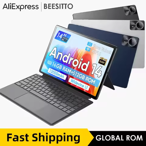 Global Version Super Large Screen 14 inch Tablet Pc  Android 14 4G Phone Call 16GB+512GB Tablets 14" GPS 5G WiFi FM 12000mAh