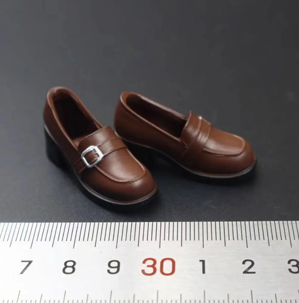 

For Sale 1/6th ZYTOYS Brown Color Female JK Hollow Shoe Boots Long 3.5 CM Mini Toys Model Accessories For 12" TBL PH Action Doll