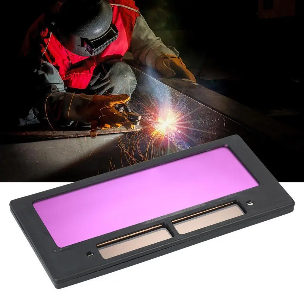 1pcs Auto Darkening Welding Lens For Welding Equipment Darkening Color Lens True Powered Filter Auto Screen Shade Large