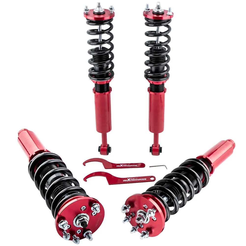 

MaXpeedingrods Coilovers Struts Lowering Kit For Honda Accord 03-07 Height Adjustable Struts Shock Coilover Shock Absorber Strut