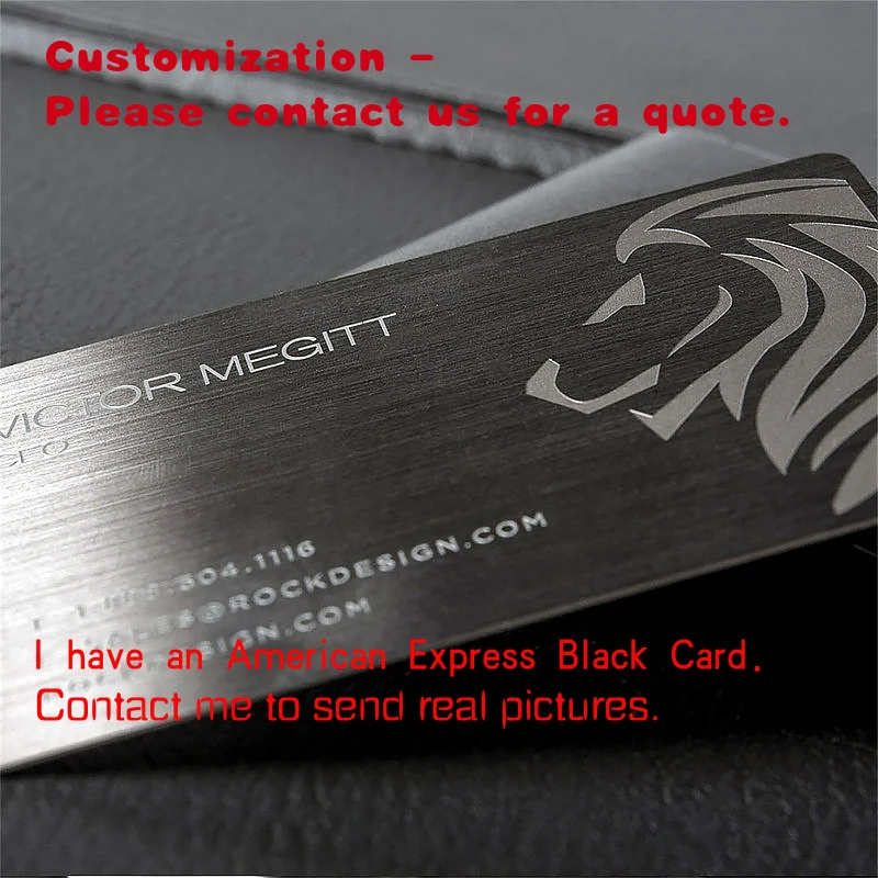 

custom.Premium Custom Printed VIP Luxury Business Card Laser Cut Engraved Metal Magnet Business Card Designer