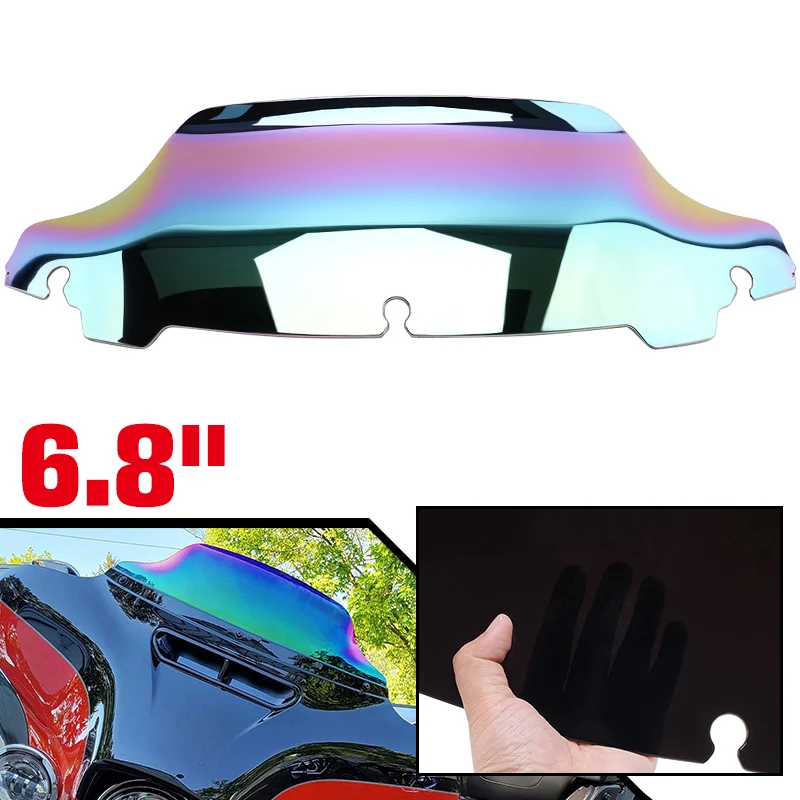 6,8 ''Motorrad Teile Windschutzscheibe Abdeckung Für Harley Touring Street Electra Glide Ultra Limited FLHX 2014-2023 Windschutzscheibe verkleidung