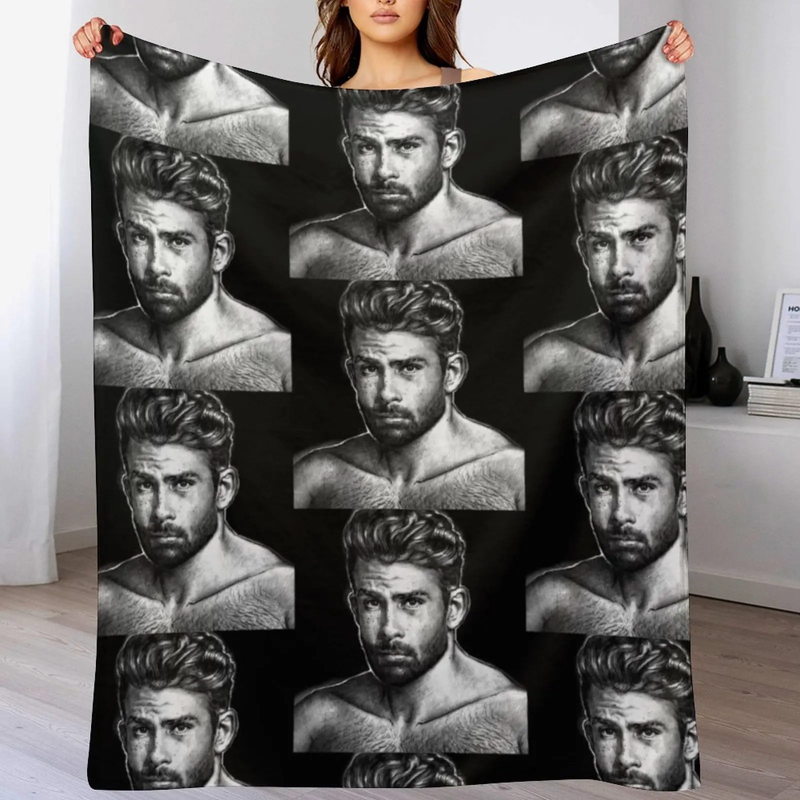 HASAN PIKER Throw Blanket manga christmas gifts Large Custom Blankets