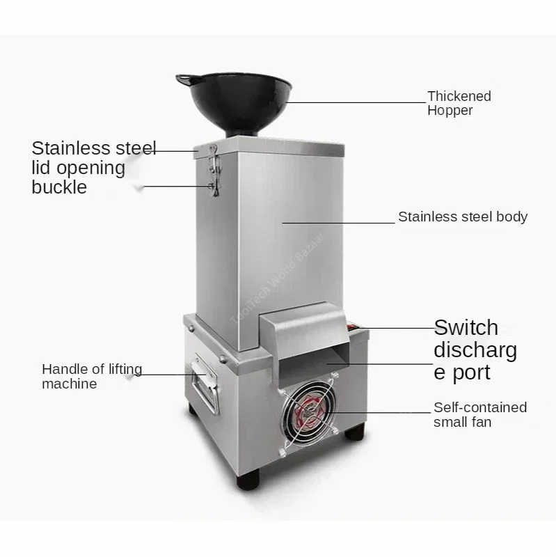 15KG/h Electric garlic peeling machine household peeling machine garlic peeler automatic garlic peeling artifact head