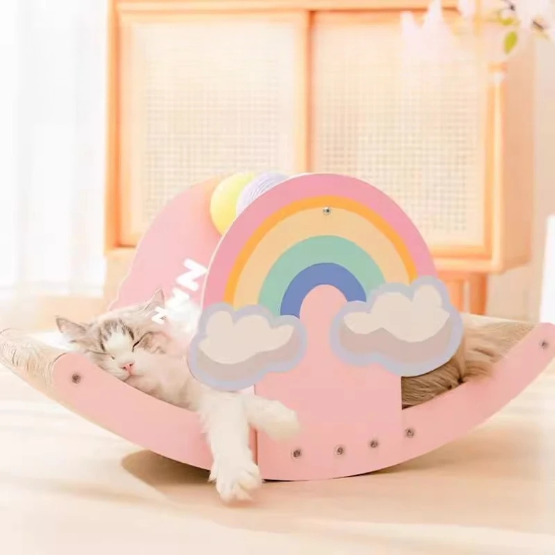 

Integrated antiboredom cat pet toy cat hi nest grinding scratching plate self-wear-resistant