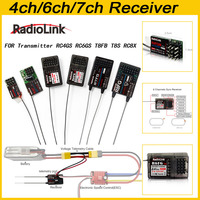 Original Radiolink 2.4GH R7FG R8FG R4FGM R6FG R6F Receiver Gyro for RC Car Boat Work for Transmitter RC4GS RC6GS T8FB T8S RC8X