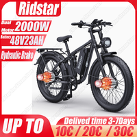 Ridstar E26 Electric Bicycle 2000W Powerful Motor 48V23AH Lithium Battery Ebike Hydraulic Brake 26*4 Inch Fat Tire Electric Bike